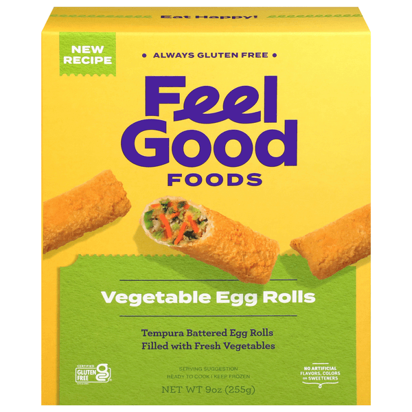 Is it Oats Free? Feel Good Foods Gluten Free Vegetable Egg Rolls