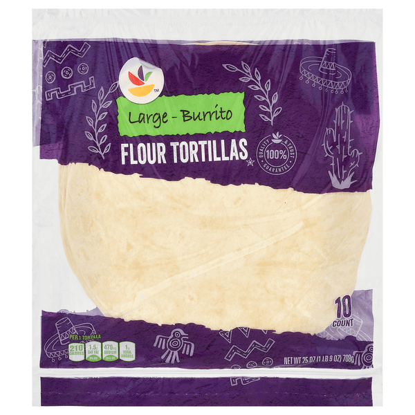 Stop & Shop Flour Tortillas Large Burrito Size
