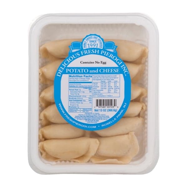 Delicious Fresh Pierogi Pasta Potato & Cheese