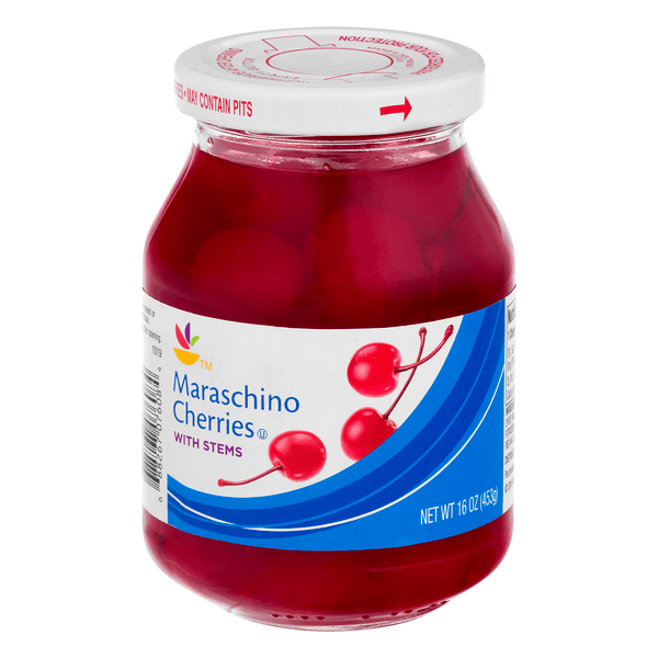 Stop & Shop Maraschino Cherries With Stems