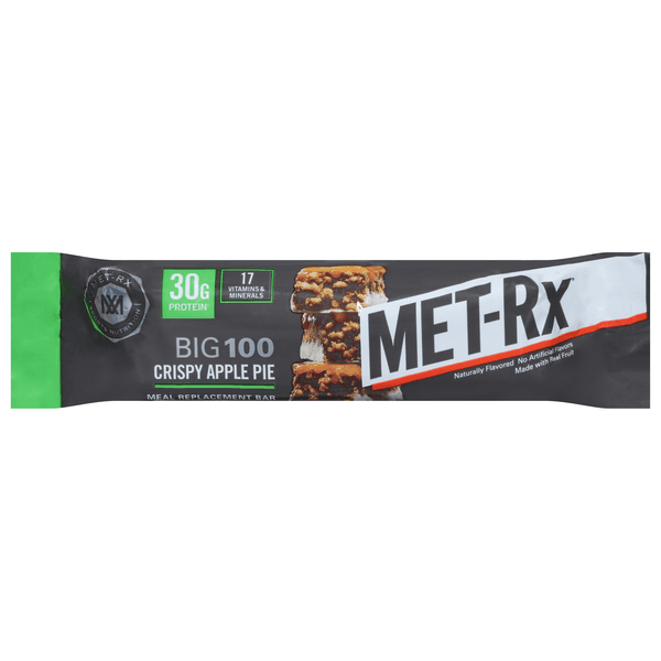 Met-Rx Big 100 Crispy Apple Pie Meal Replacement Bar