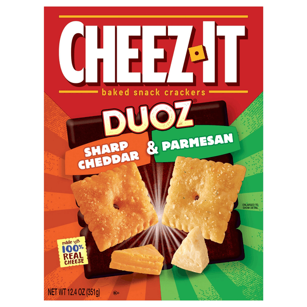 Is it Mustard Free? Cheez-it Duoz Cheese Crackers Baked Snack Cheddar And Parmesan