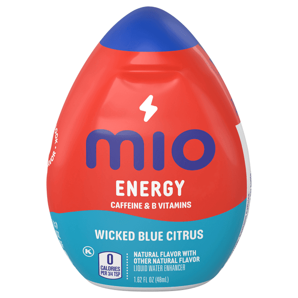 Mio Energy Wicked Blue Citrus Liquid Water Enhancer With Caffeine & B Vitamins
