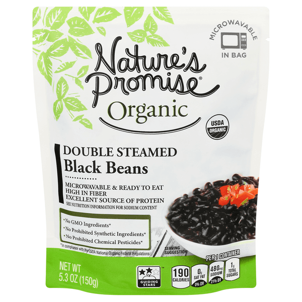 Nature'S Promise Organic Double Steamed Black Beans