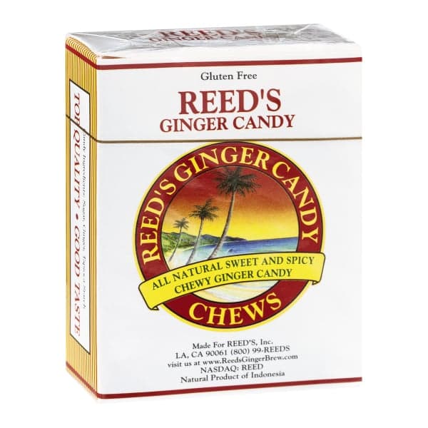 Reed'S Gluten Free Chews Candy Sweet & Spicy Ginger All Natural