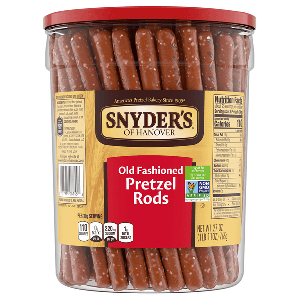 Snyders Of Hanover Pretzel Rods Old Fashioned