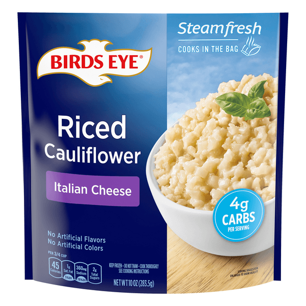 Birds Eye Veggie Riced Cauliflower Italian Cheese