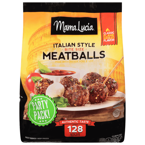 Mama Lucia Italian Style Meatballs Bite-Size Party
