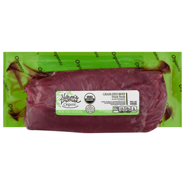 Nature'S Promise Organic Grass-Fed Beef Flank Steak Fresh