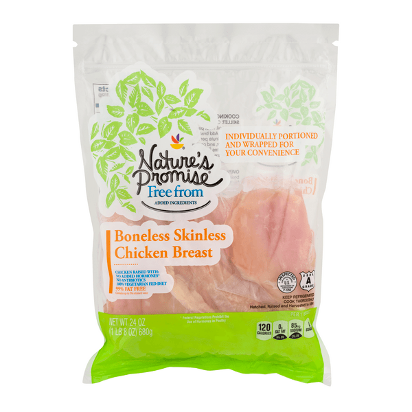 Nature'S Promise Free From Chicken Breasts Boneless Skinless - Fresh