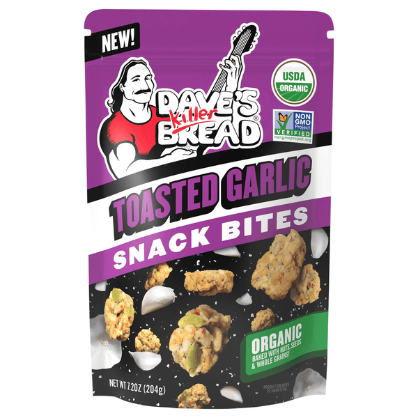Dave&#39;S Killer Bread Crunchy Snack Bites Toasted Garlic