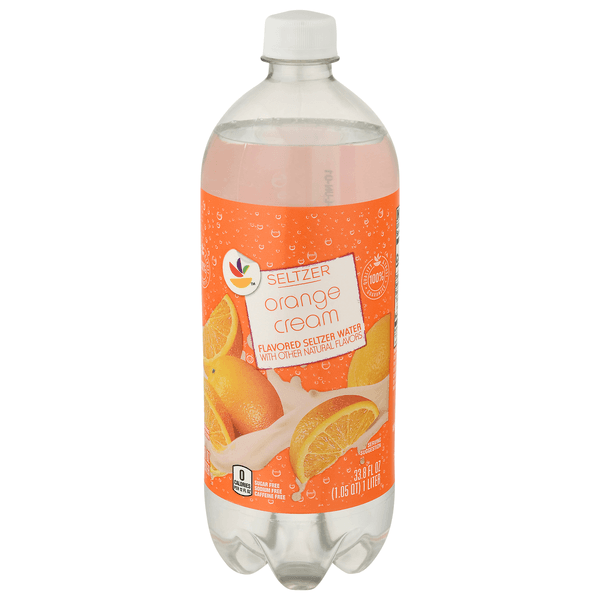 Our Brand Seltzer Water Orange Cream