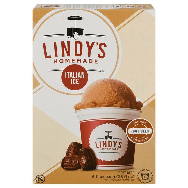 Lindy'S Homemade Italian Ice Root Beer Fat Free