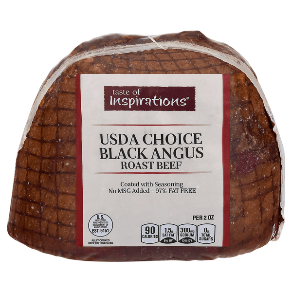 Taste Of Inspirations Deli Roast Beef Choice Black Angus (Regular Sliced