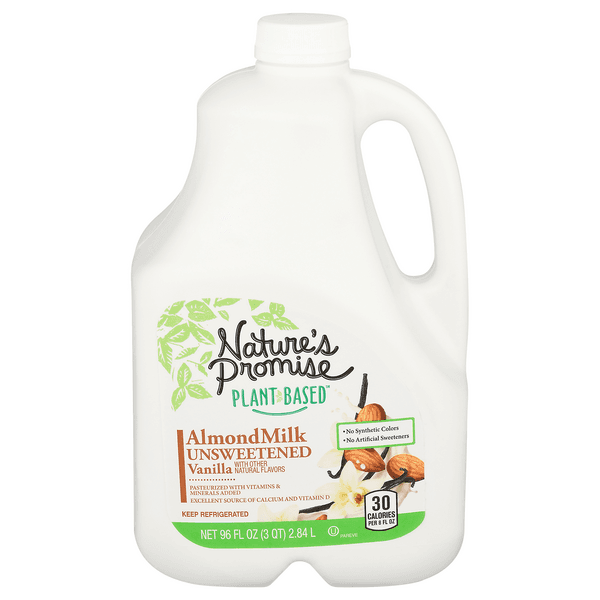 Nature'S Promise Plant Based Almondmilk Unsweetened Vanilla