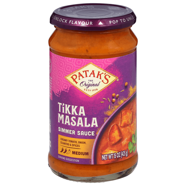 Pataks Simmer Sauce Tikka Masala Curry