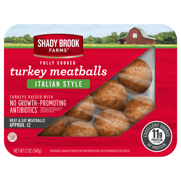 Shady Brook Farms Fully Cooked Turkey Meatballs Italian Style Fresh