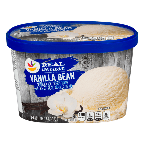 Stop & Shop Real Ice Cream Vanilla Bean