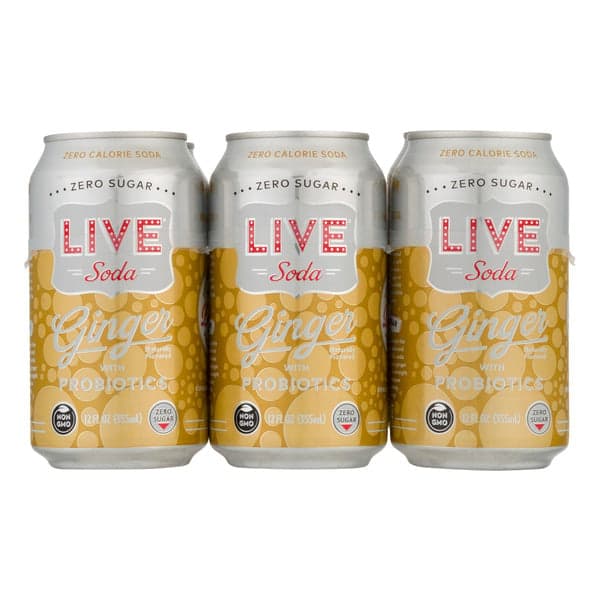 Live Soda Ginger With Probiotics