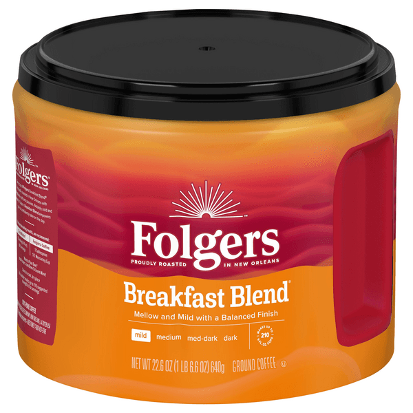 Folgers Breakfast Blend Ground Coffee