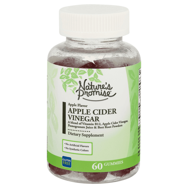 Nature'S Promise Apple Cider Vinegar Gummies Apple Gluten Free