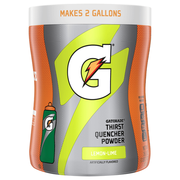 Gatorade G Series Thirst Quencher Perform 02 Instant Powder Mix Lemon-Lime