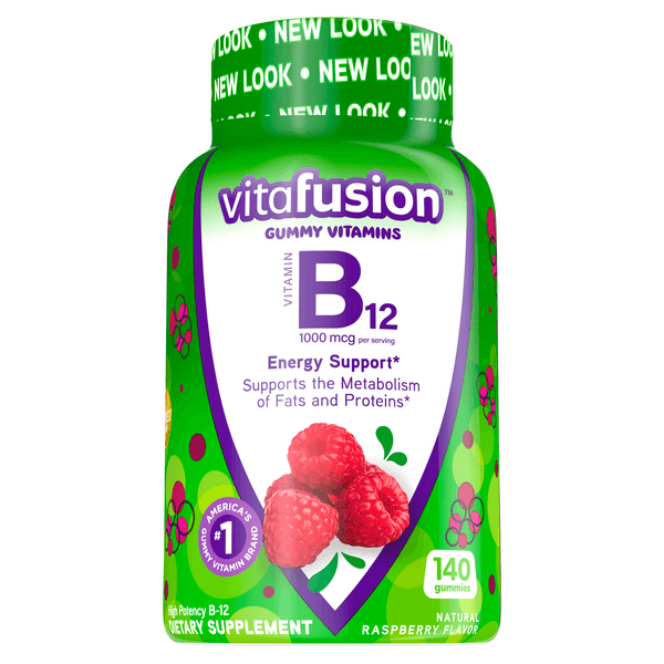 Vitafusion Vitamin B12 1000 Mcg Gummies Raspberry