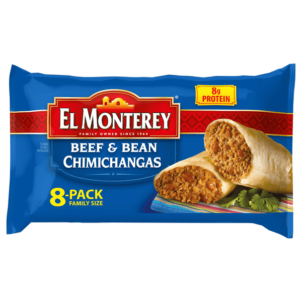 El Monterey Beef & Bean Chimichangas
