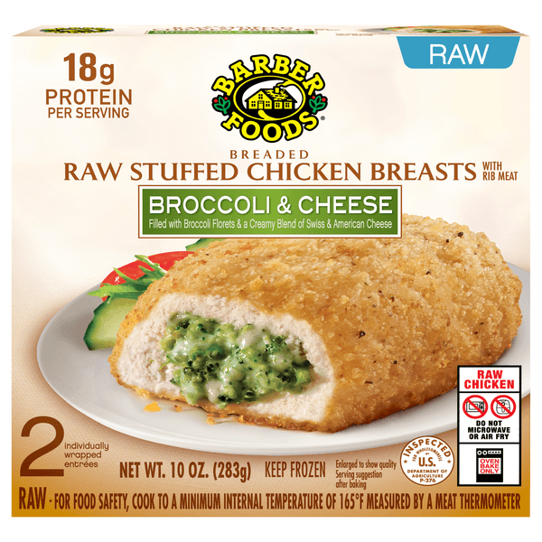 Barber Foods Stuffed Chicken Breast Broccoli Cheese