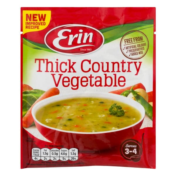 Erin Soup Thick Country Vegetable