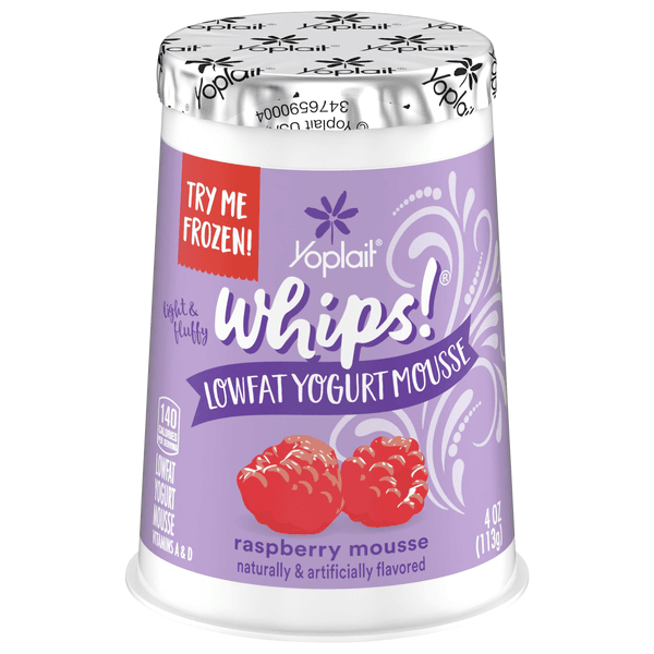 Yoplait Whips! Low Fat Raspberry Yogurt Mousse