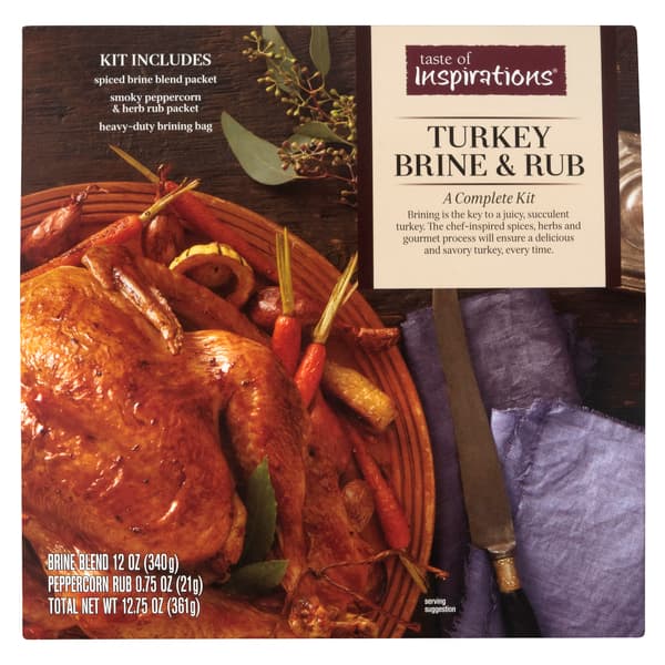 Taste Of Inspirations Turkey Brine & Rub Kit