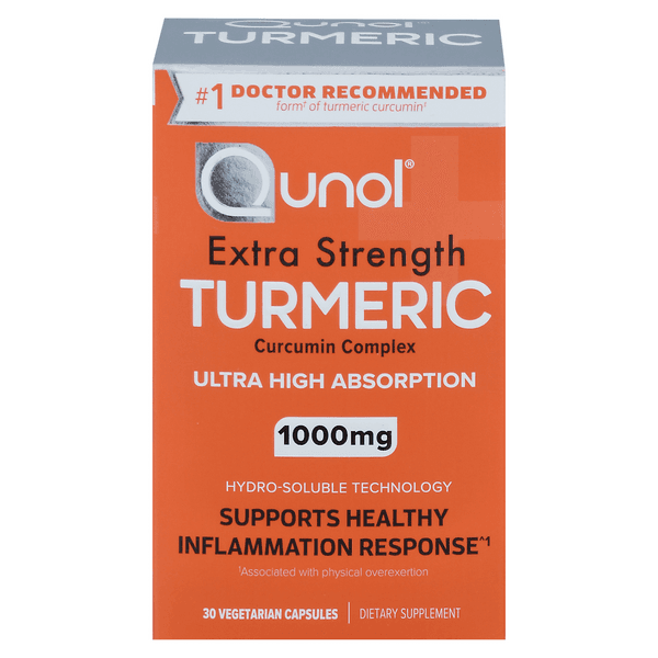 Qunol Turmeric Curcumin Complex Extra Strength Softgels