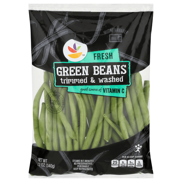Stop & Shop Fresh Trimmed & Washed Green Beans