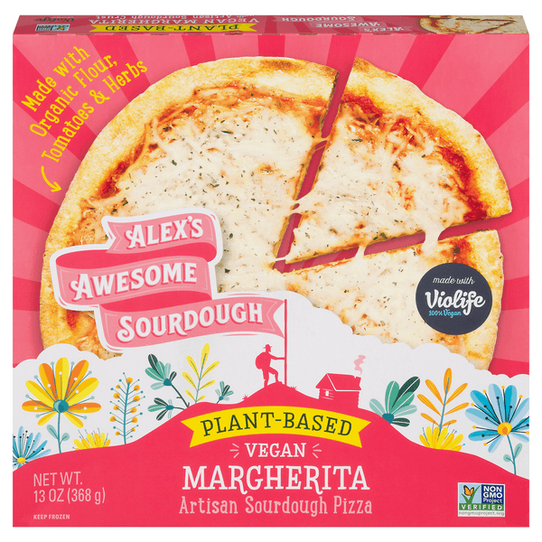 Alex'S Awesome Sourdough Plant-Based Pizza Margherita Vegan