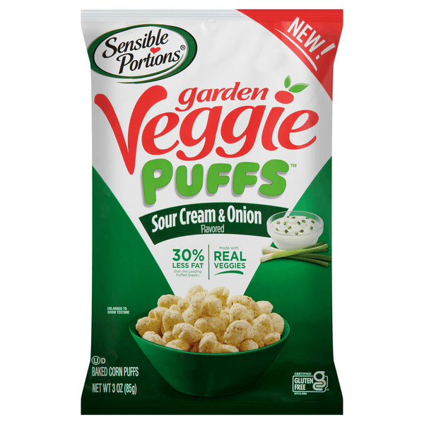 Sensible Portions Garden Veggie Puffs Sour Cream & Onion