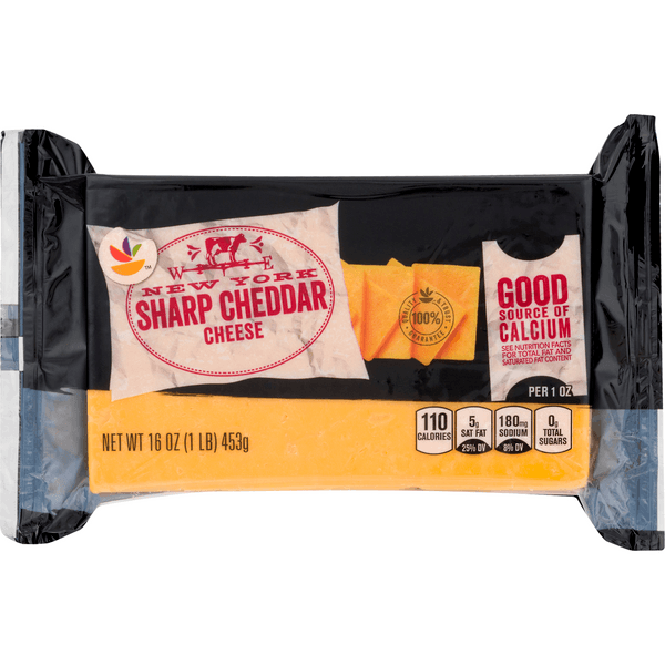 Our Brand New York Sharp Yellow Cheddar Cheese Block