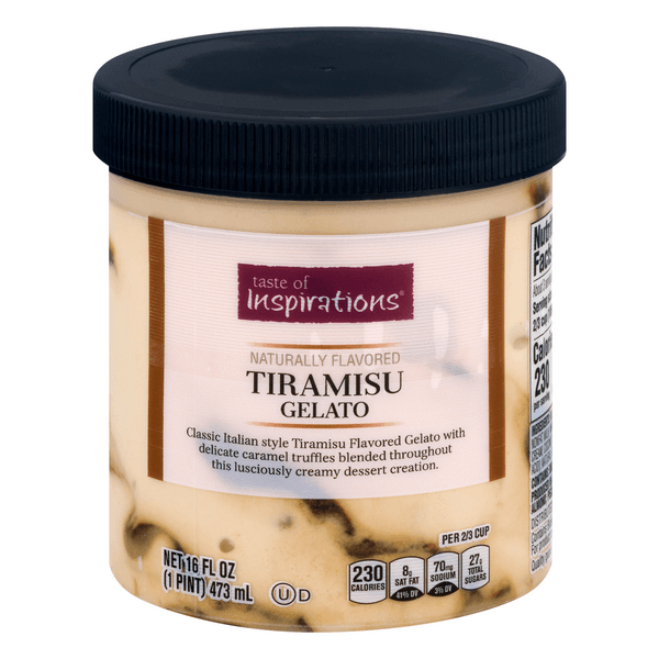 Taste Of Inspirations Gelato Tiramisu