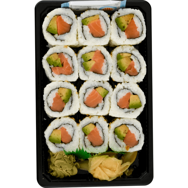 Hissho Sushi Raw Salmon Avocado Roll - (Avail. 11Am - 7Pm