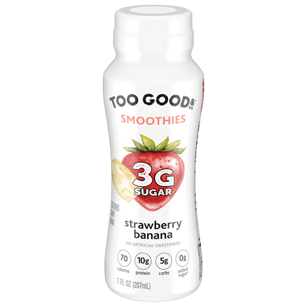 Two Good Strawberry Banana Smoothie Drink