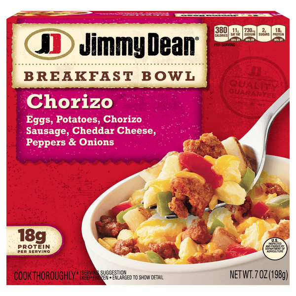 Jimmy Dean Chorizo Egg & Cheese Breakfast Bowl