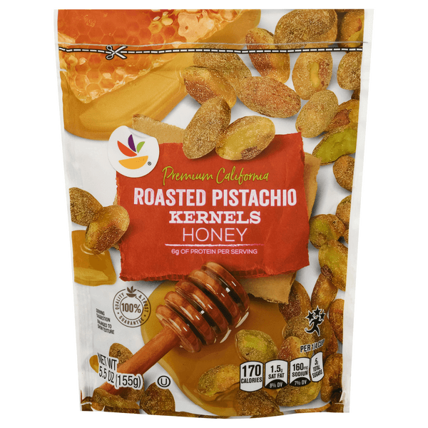 Our Brand Premium California Roasted Pistachio Kernels Honey