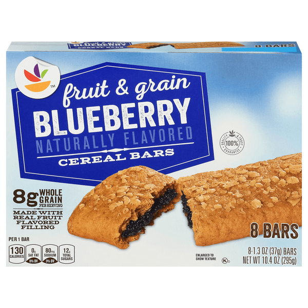 Stop & Shop Fruit & Grain Cereal Bars Blueberry