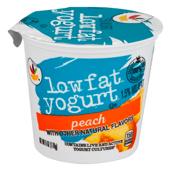 Giant Yogurt Peach Low Fat