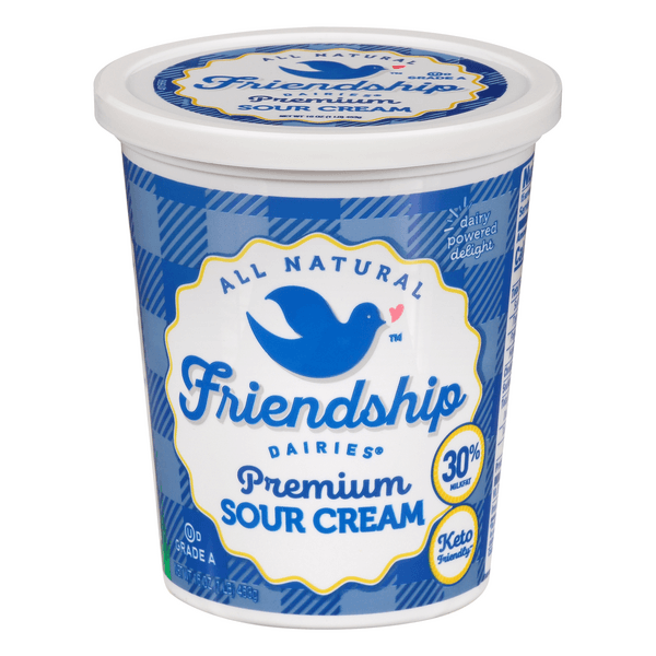 Friendship Dairies Premium Sour Cream All Natural Keto Friendly