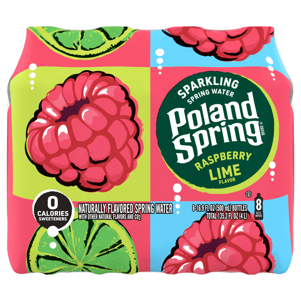 Poland Spring Sparkling Raspberry-Lime