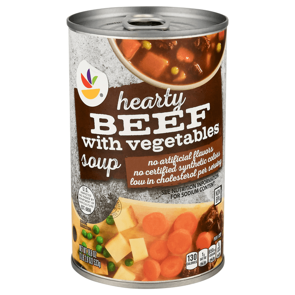 Our Brand Hearty Beef With Vegetables Soup