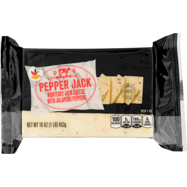Stop & Shop Pepper Jack Cheese Block