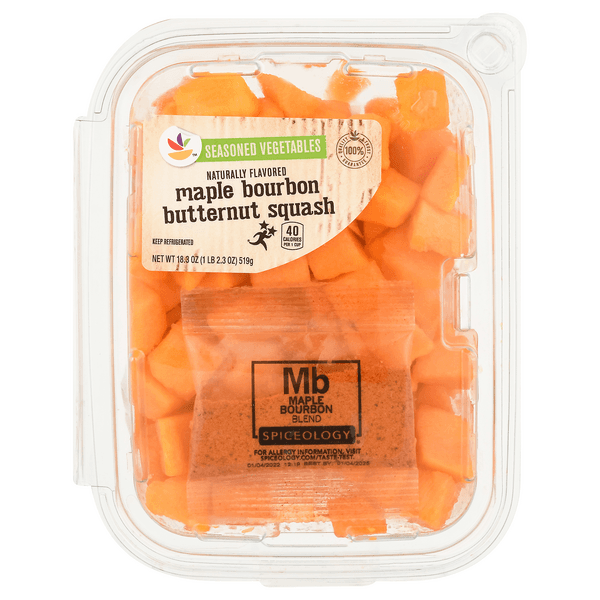 Our Brand Spiceology Sides Seasoned Maple Bourbon Butternut Squash