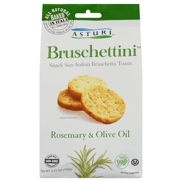 Asturi Bruschettini Rosemary & Olive Oil